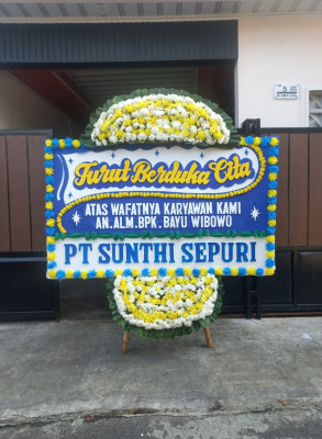 Papan Bunga Duka di Waled